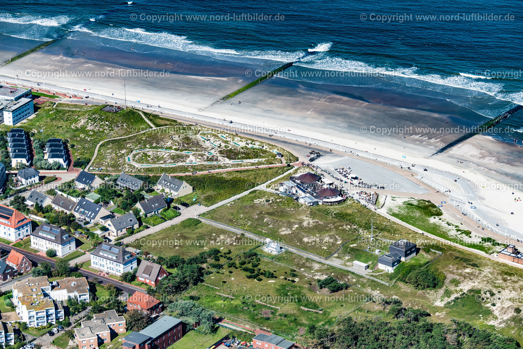Norderney_Minigolf_Am_Januskopf_ELS_6985050923 | NORDERNEY 05.09.2023 Minigolfbahn am Nordstrand " Minigolf Januskopf " auf der Insel Norderney im Bundesland Niedersachsen, Deutschlandd. // Mini golf course on the northern beach "Minigolf Januskopf" on the island of Norderney in the state Lower Saxony, Germanyy. Foto: Martin Elsen