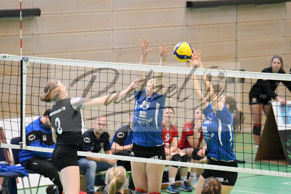 20200202_VCOOTB_0097 | Volleyball, Frauen:   waehrend des Spiels der Regionalliga NordWest zwischen VC Osnabrueck und Oldenburger TB in der Schlosswall-Halle am 02.02.2020 in Osnabrueck, Deutschland. - Realisiert mit Pictrs.com