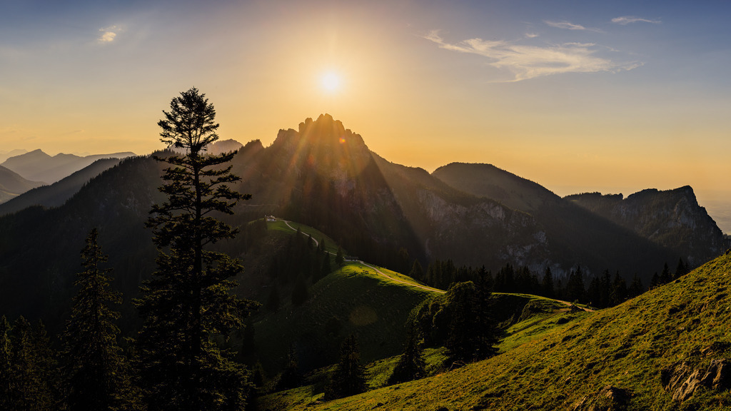 Kampenwand Sonnenuntergang | ap-design // andreas plenk - Realisiert mit Pictrs.com