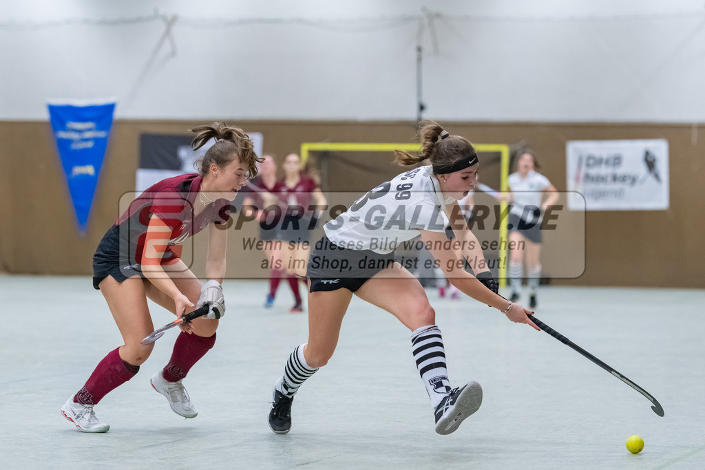 HK_20230226_105094 | Deutsche Meisterschaft WU16 Spiel um Platz 7 Düsseldorfer SC - HC Ludwigsburg am 26.2.2023 DSC 99, Düsseldorf ,