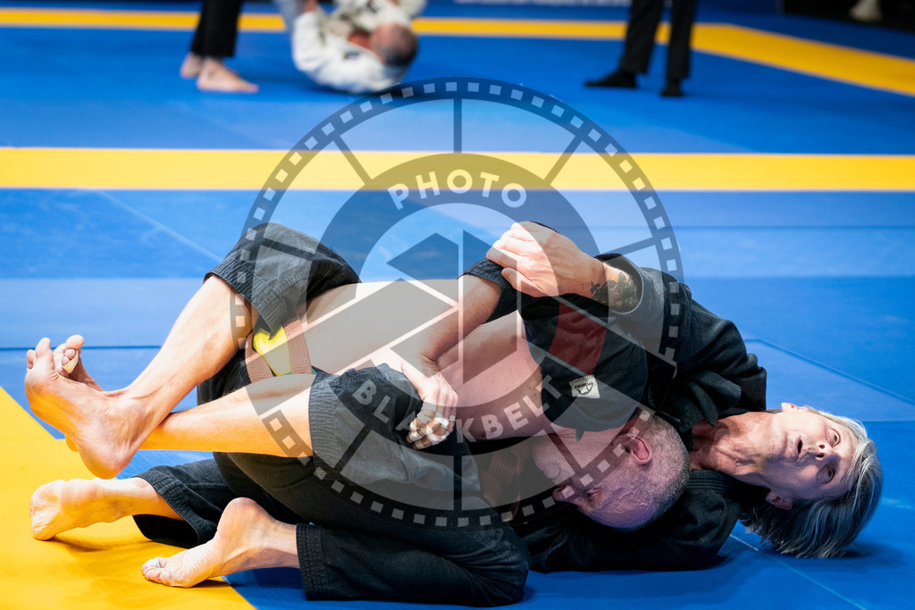 20240126PBB1629 | Fighters compete during the Brazilian Jiu-Jitsu European Championship of the IBJJF in Paris, France, on January 26, 2024.
