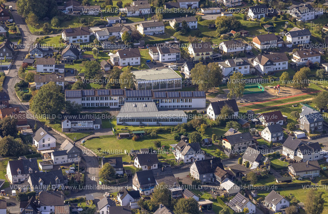 Hilchenbach230911466 | Luftbild, Stahlberg-Grundschule und Wohngebiet, Müsen, Hilchenbach, Siegerland, Nordrhein-Westfalen, Deutschland