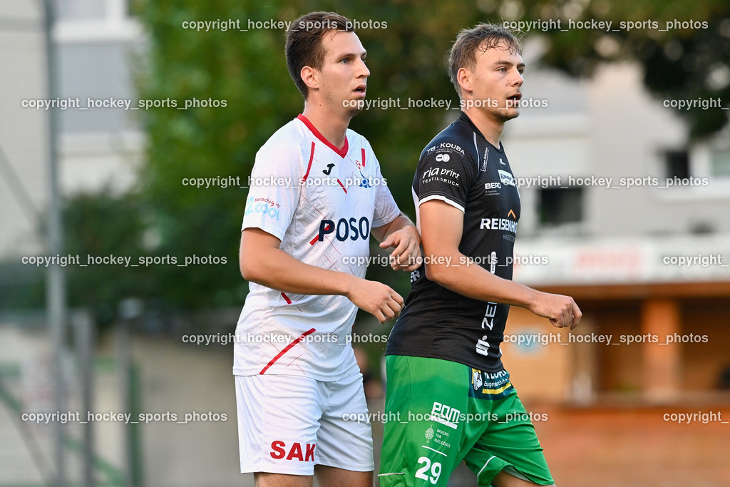 SAK Klagenfurt vs. FC Gleisdorf 09 2.9.2022 | #15 Roman Sadnek, #29 Christian Berger,