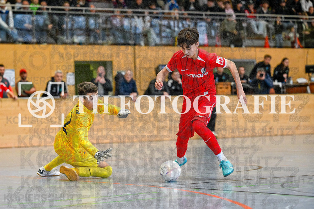 GER, Sporting - SC Freiburg, Fussball, U14 Hallenturnier, PS-Immo-Cup 2026, 18.01.2026 | Sporting - SC Freiburg