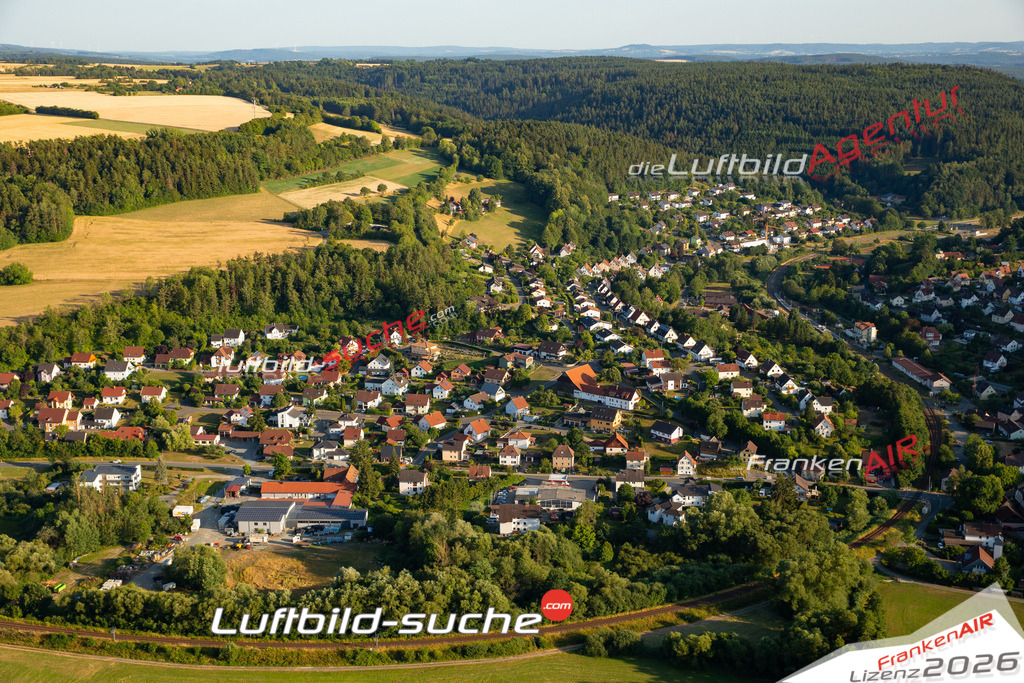 Das Luftbild zeigt :  Trebgast - Die Luftaufnahme wurde 2023 vom UL-Flugzeug aus erstellt ( keine Drohne ) - Hochauflösende Luftaufnahme - Für grossformatige Ausdrucke geeignet. Die Geschenkidee !Mit Lizenz und Bildrechte bestellbar