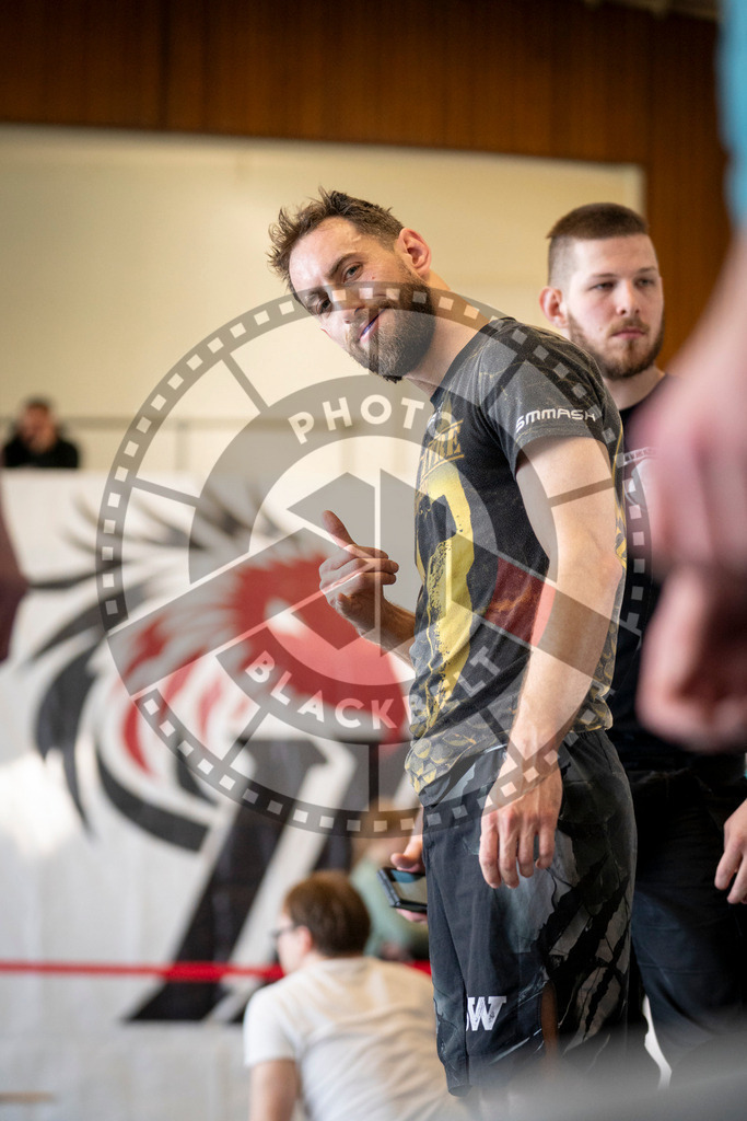 20240309PBB6708 | Fighters compete during the International Luta Livre (ILLCS) Spring Championship in Hannover, Germany, on March 9, 2024.