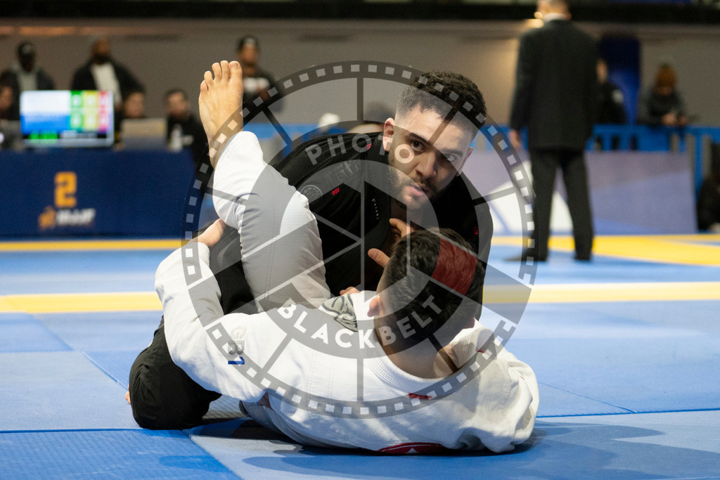 20240119PBB0583 | Fighters compete during the IBJJF European Championship in Paris, France, on January 19, 2024.