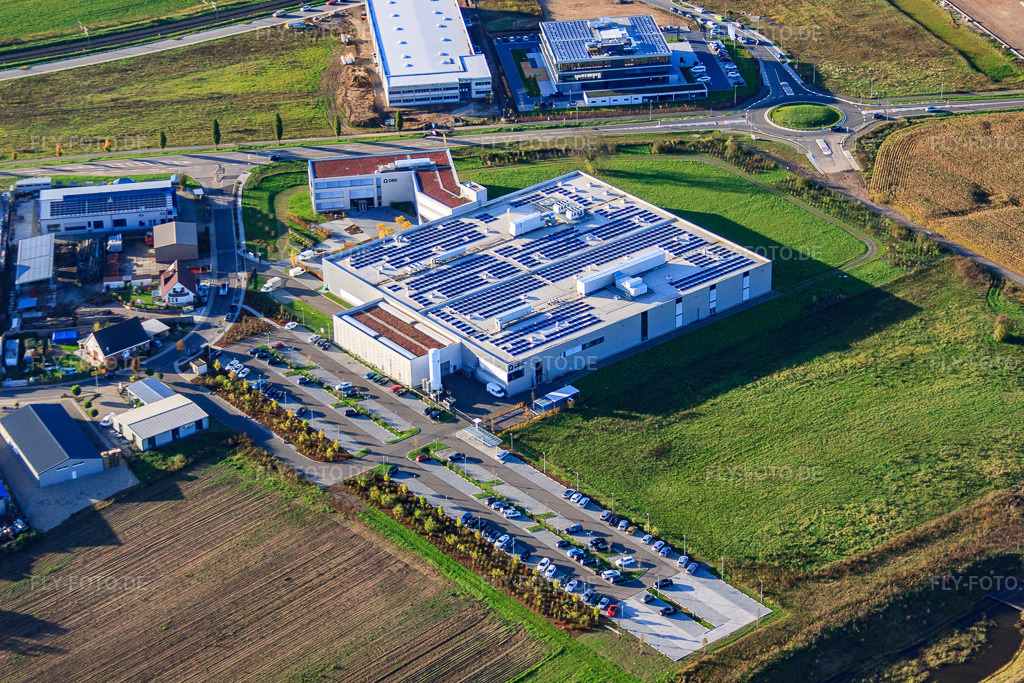 Luftbild: DBK David + Baader GmbH in Rülzheim im Bundesland Rheinland-Pfalz in Deutschland. Foto: IMG_60526.jpg vom 24.10.2013 durch Werner Riehm/FLY-FOTO.deWWW.DE.DBK-GROUP.COM