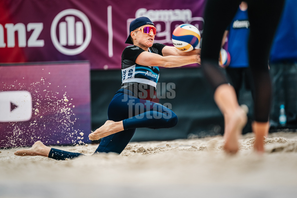 Beachvolleyball | Frauen | German Beach Tour 2024 | Tourstop Düsseldorf | 17.05.2024 | Melanie Gernert
