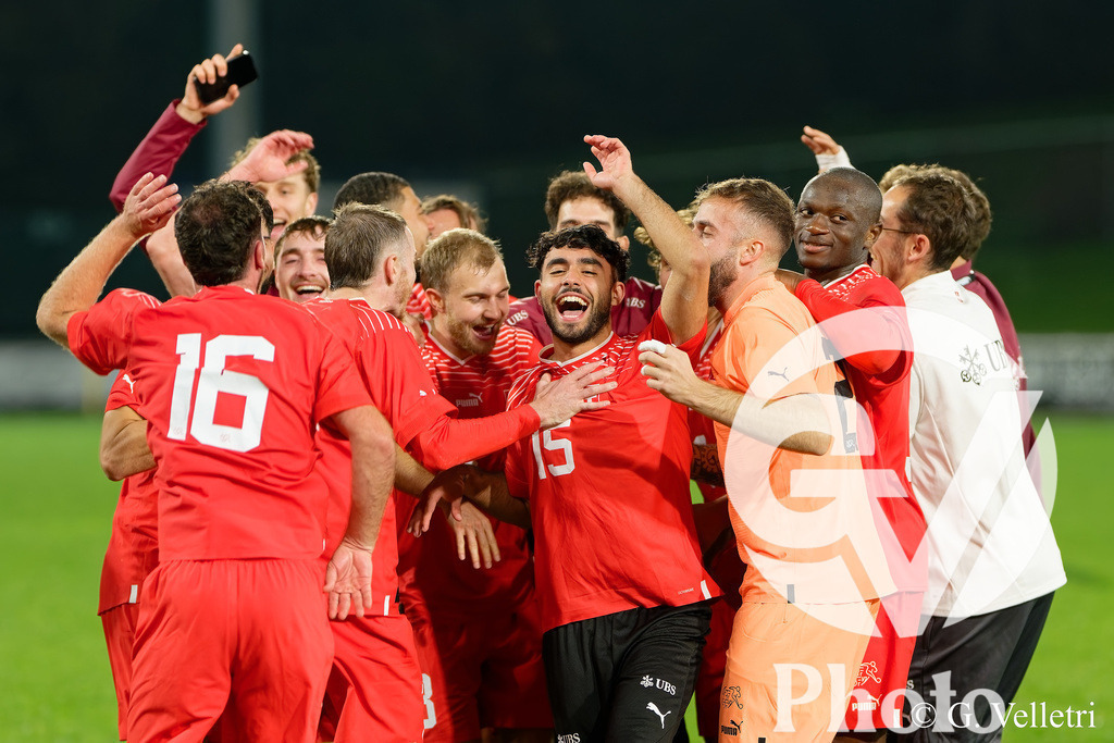 UEFA Region's Cup - Vaud v Munster | Vaud celebrate after winning during the UEFA Region's Cup game between Vaud and Munster at Centre Sportif de Colovray in Nyon, Switzerland 