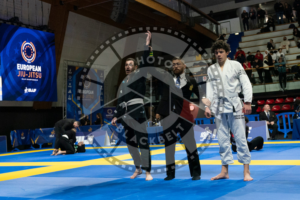 20240119PBB0220 | Fighters compete during the IBJJF European Championship in Paris, France, on January 19, 2024.