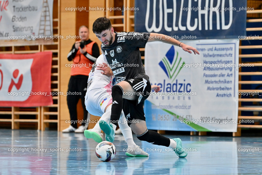 Carinthia Flamengo Futsal Club vs. FC Ljuti Krajisnici | #6 Muhamed Ramic FC Ljuti Krajisnici, Carinthia Flamengo Futsal Club vs. FC Ljuti Krajisnici, Carinthia Flamengo Fusal Club vs. FC Ljuti Krajisnici am 12.10.2025 in Klagenfurt (Ballspielhalle Viktring), Austria, (Photo by Bernd Stefan)
