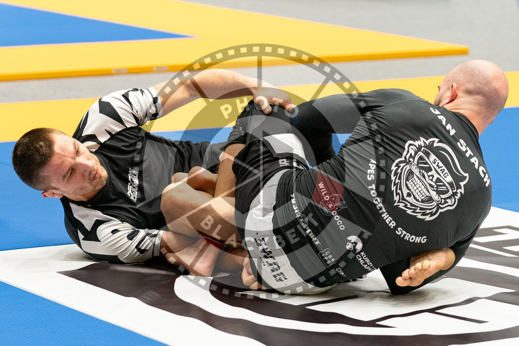 20230916PBB3403 | Fighters compete during the grappling tournement ADCC Trials (European, Middle East and African Championship) in Warsaw, Poland, on September 16, 2023.