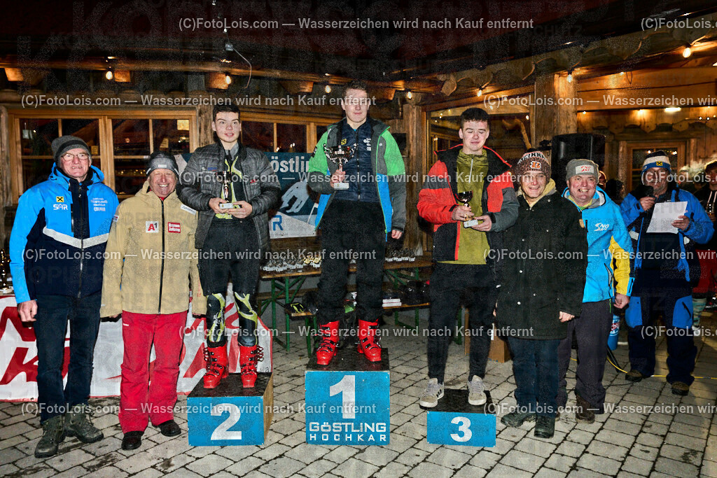 ALP9489_NOe-BetriebsSKI-LM_Siegerehrung | (C)FotoLois.com, Alois Spandl. 51. Niederösterreichische LandesBetriebs-Skimeisterschaften, best of two, Almlift-Piste Hochkar, LSV - Schiclub Göstling-Hochkar, Fr 16. Februar 2024.
