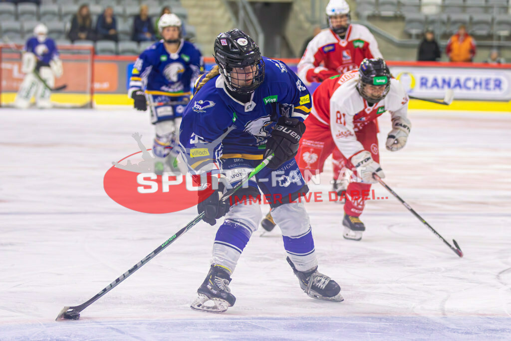 Eishockey DEBL 2023/24 | Eishockey DEBL 2023/24, KAC Frauen - Villach Lady Hawks am 27.09.2023 in Klagenfurt (Heidi Horten Arena), Austria, (Photo by Ernst Krawagner sport-fan.at) - Realisiert mit Pictrs.com