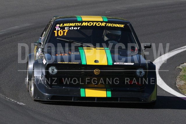 FIA European Hill Climb Championship – Rechberg 2026 | FIA European Hill Climb Championship at Rechberg, held from 24 to 26 April 2026 near Tulwitz, Styria, Austria. The image shows Roland EDER (AUT) VW Scirocco RS1.