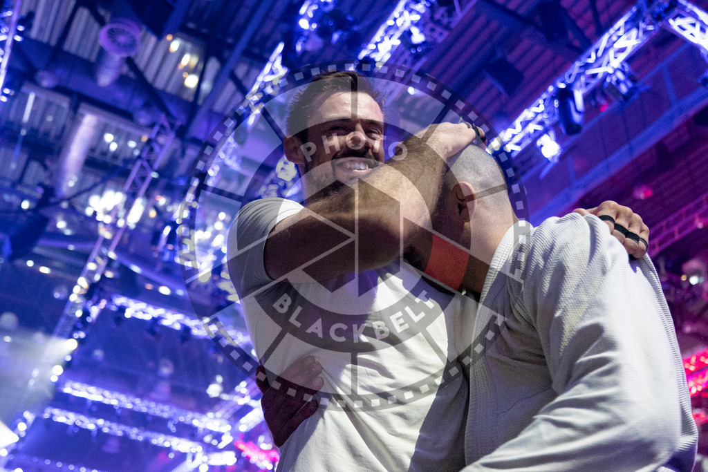 20231110PBB2651 | Fighters compete during the AJP World Professional Championship blackbelt finals in the Mubadala Arena in Abu Dhabi, Arab United Emirates, on November 10, 2023.