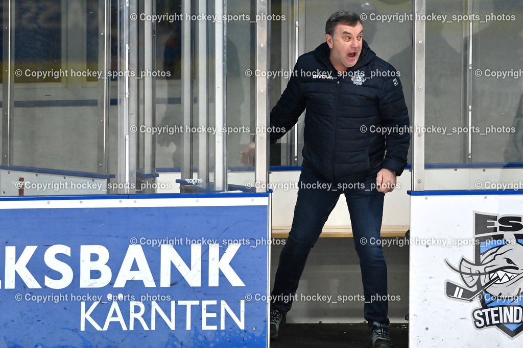 ESC Sparkasse Steindorf vs. ESV Ferlach | Sektionsleiter ESC Steindorf Hans Tschernutter, ESC Sparkasse Steindorf vs. ESV Ferlach, ESC Sparkasse Steindorf vs. ESV Ferlach am 22.02.2026 in Steindorf  (Ossiachersee Halle ), Austria, (Photo by Bernd Stefan)