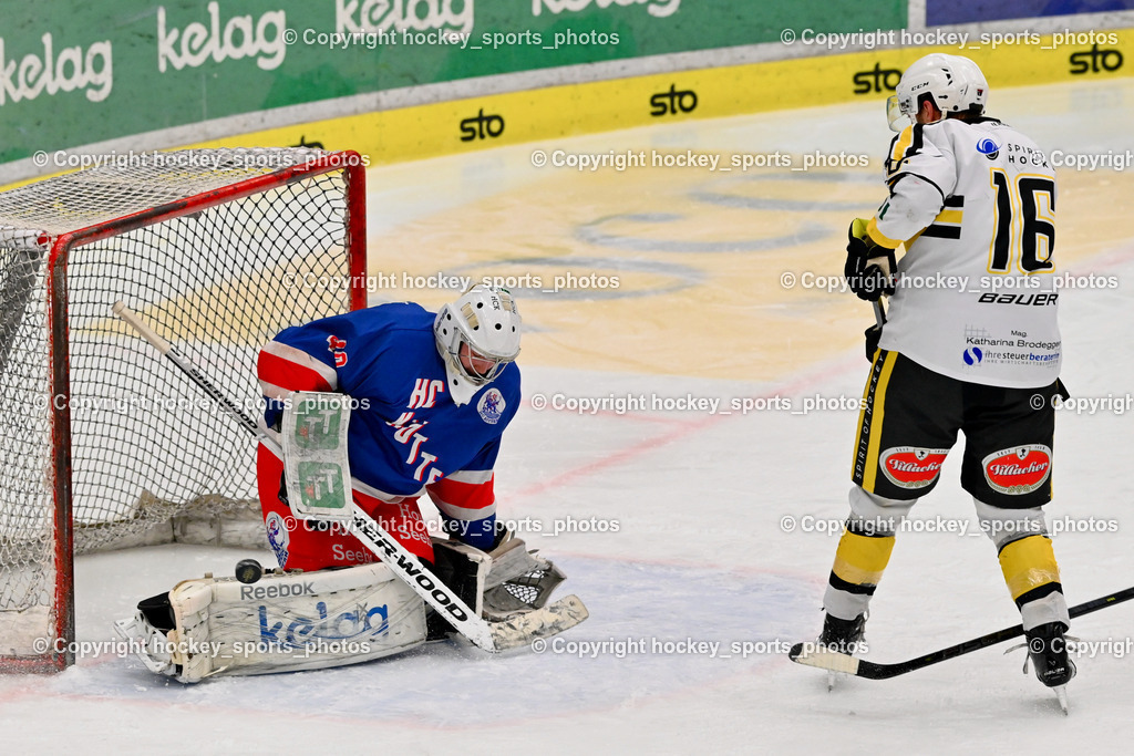 Carinthian Team vs. HC Köttern 12.2.2024 | #40 Zitterer Andre Albert, #16 Petrik Benjamin