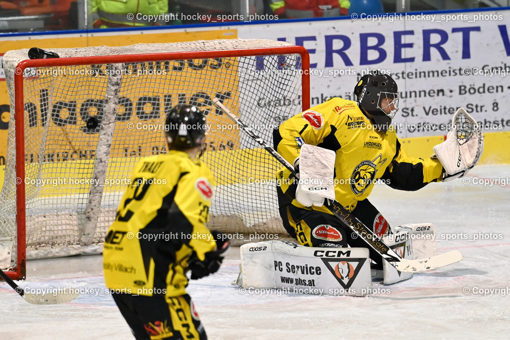 ESC Steindorf vs. EC Hornets Spittal 20.2.2024 | #1 Zauchner Rene EC Hornets Spittal, ESC Steindorf vs. EC Hornets Spittal 20.2.2024, ESC Steindorf vs. EC Hornets Spittal 20.2.2024 am 20.02.2024 in Steindorf (Ossiachersee Halle), Austria, (Photo by Bernd Stefan)