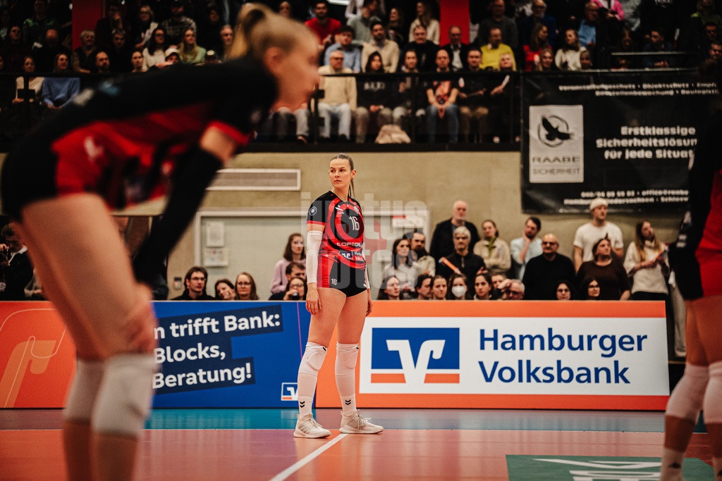Volleyball | Frauen | Saison 2025/2026 | Volleyball Bundesliga | ETV Hamburger Volksbank Volleys vs. USC Münster | 22.01.2026 | Lilly Faroß (#16, ETV Hamburger Volksbank Volleys) Bundesliga Debüt