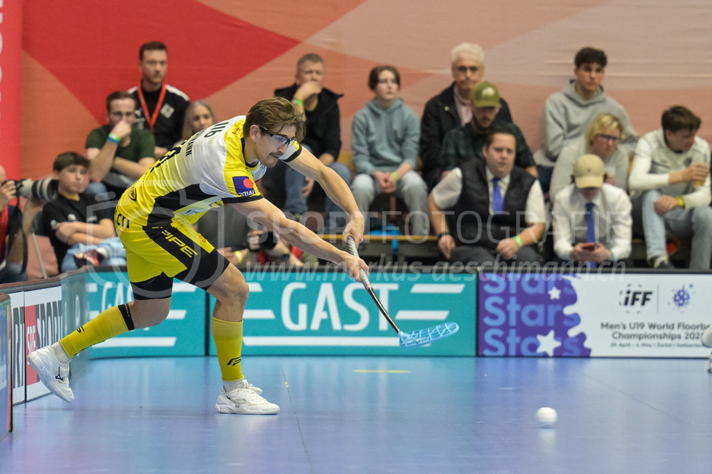 Zug United vs HC Rychenberg - 22. February 2025 | Zug United vs HC RychenbergSporthalle Wankdorf, BernTim Aeschimann (#81 HC Rychenberg Winterthur).Bild: Sportfotografie Markus Aeschimann | www.markus-aeschimann.ch - Realisiert mit Pictrs.com