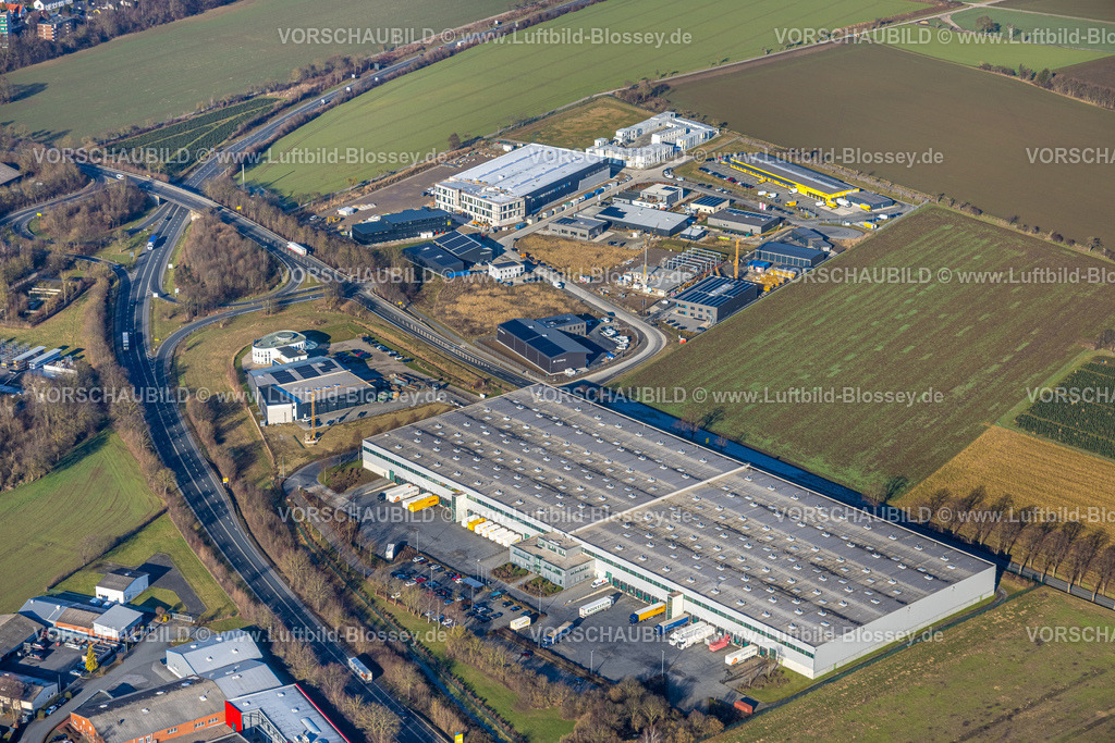 Soest260104006 | Luftbild, Gewerbegebiet Baustelle Wasserfuhr, ALSO Soest Elektrofachmarkt Opmünder Weg, Soest, Südwestfalen, Nordrhein-Westfalen, Deutschland