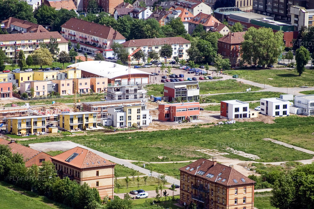 Luftbild: Landau Süd Charles de Gaulle Straße in Landau in der Pfalz im Bundesland Rheinland-Pfalz in Deutschland. Foto: IMG_2130.jpg vom 24.05.2006 durch Werner Riehm/FLY-FOTO.de