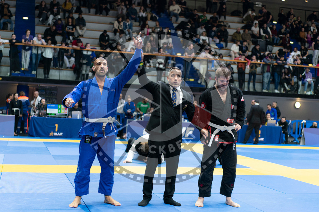 20240119PBB2835 | Fighters compete during the IBJJF European Championship in Paris, France, on January 19, 2024.