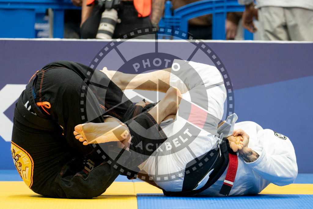 20240124PBB02277 | Fighters compete during the second day of the IBJJF European Championship in Paris, France, on January 24, 2024.
