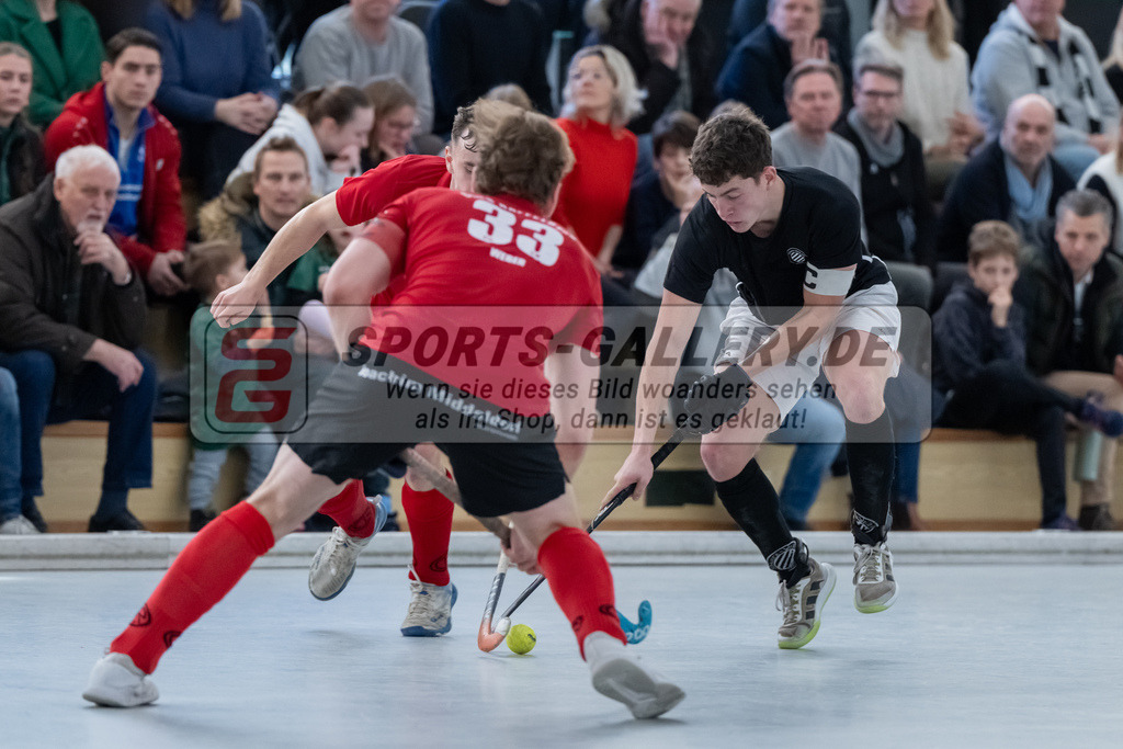 HK_20250202_102310 | 2. Bundesliga Halle Herren Club Raffelberg - Schwarz Weiss Köln am 2.2.2025 Halle am Raffelberg, Duisburg ,