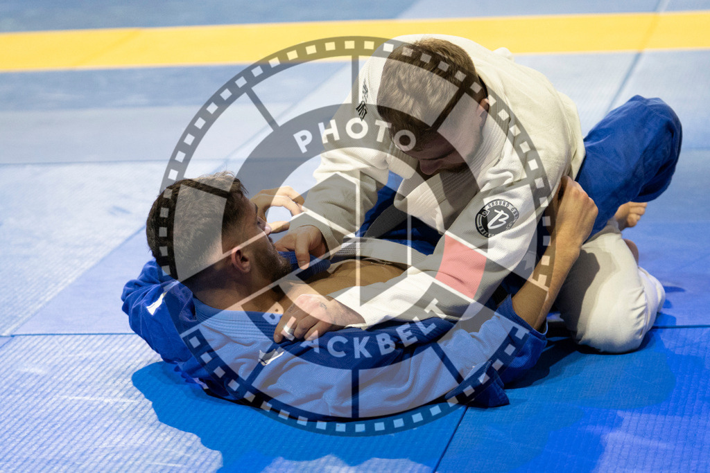 20240119PBB0592 | Fighters compete during the IBJJF European Championship in Paris, France, on January 19, 2024.
