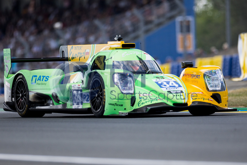 TP-20230605-101-147- | LE MANS,FRANCE,07.Jun.23 - MOTORSPORTS - WEC, FIA World Endurance Championships, 24 Hours of Le Mans, Circuit de la Sarthe, free practice 1. Image shows Jakub Smiechowski (POL), Albert Costa (ESP) and Fabio Scherer (SUI/ Inter Europol Competition). Photo: Trainproduction / Matthias Trinkl
