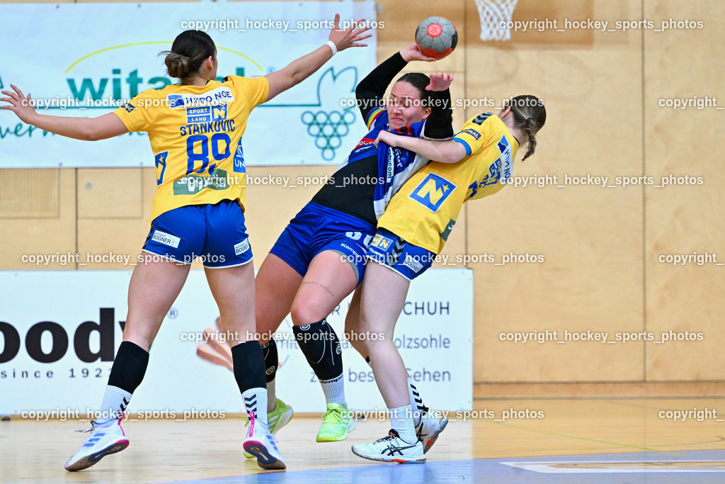 SC Ferlach Damen vs. Hypo Niederösterreich 18.11.2023 | #89 STANKOVIC Eleonora, #71 Voncina Luna, #55 BETZ Katrin