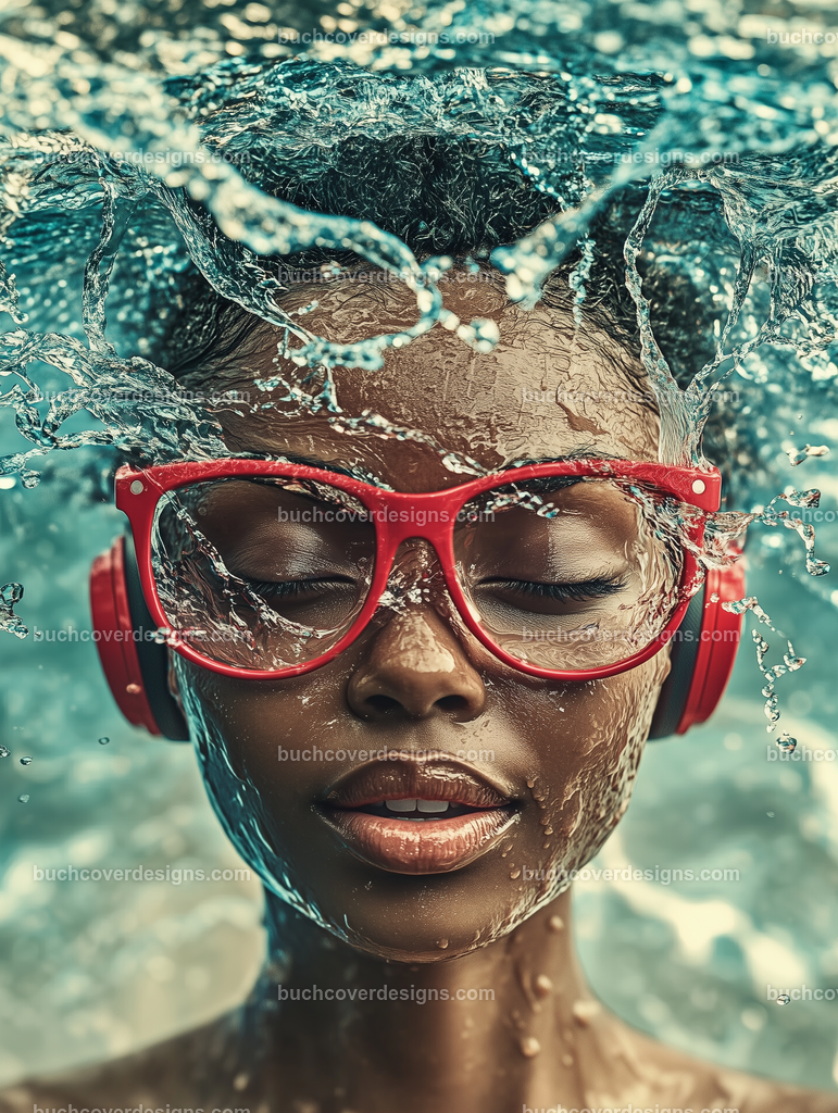 Gesicht einer Frau mit Kopfhörer (99) | graphic design woman face with a red headphone, background explosion different blue colorful water paint splashes. vivid colors - high detail - photographic - sureal - graphic design --chaos 5 --ar 3:4 --stylize 50 --weird 100 --v 6.1 Job ID: 9ead64c4-06d6-4750-a697-8885d8b1673f