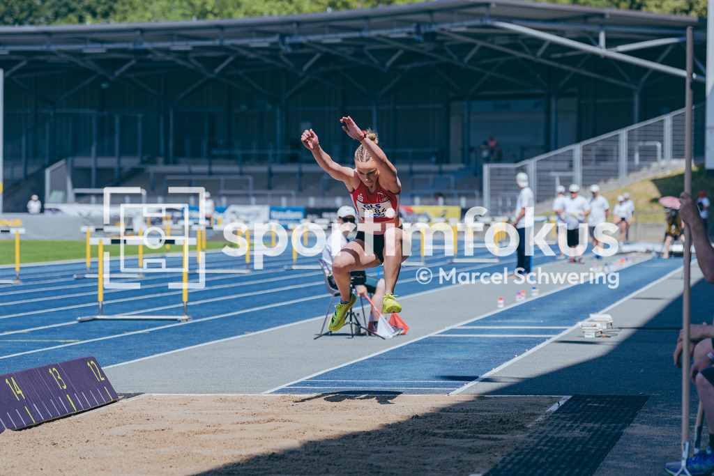 Deutsche Meisterschaften U20 / U16 2026 | Naemi Arndt, LG Olympia Dortmund, 1584, Dreisprung, Deutsche Meisterschaften der U20 &amp; U16 2026, Lohrheidestadion Bochum-Wattenscheid, 11.07.2026. Foto: Marcel Schwering / sportimfokus - Realisiert mit Pictrs.com