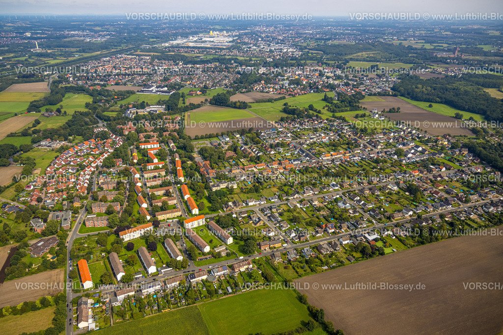 Hamm230902284 | Luftbild, Ortsansicht Herringer Heide, Stadtbezirk Herringen, Hamm, Ruhrgebiet, Nordrhein-Westfalen, Deutschland