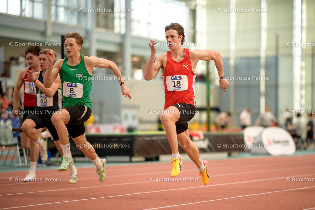 250208_xkaix_DM Mehrkampf_19 | 08.02.2025, xkaix, Leichtathletik 20. Deutsche Meisterschaften, Mehrkampf Halle v.l. David Kleinschrodt (TSV 1860 Ansbach), Danny Stockhausen (LG Landkreis Roth) - Realisiert mit Pictrs.com