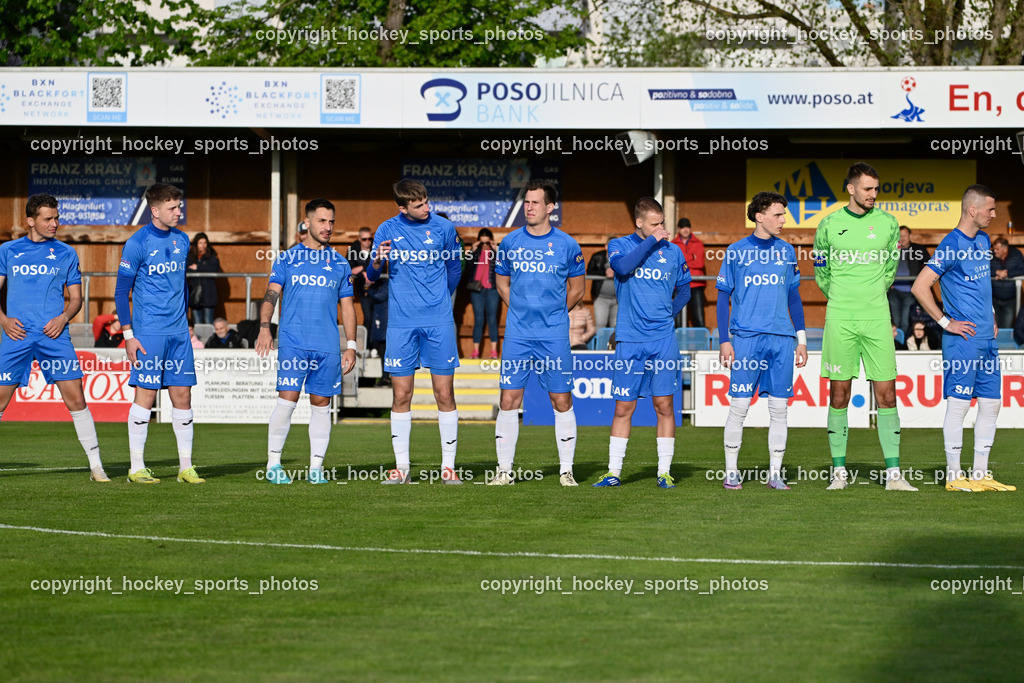 SAK vs. ATUS Velden 19.4.2024 | SAK Mannschaft, SAK vs. ATUS Velden 19.4.2024, SAK vs. ATUS Velden am 19.04.2024 in Klagenfurt (Sportpark Welzenegg), Austria, (Photo by Bernd Stefan)