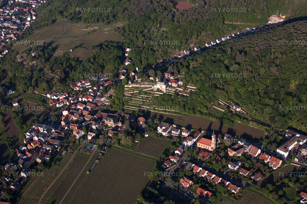 Luftbild: Haardt an der Weinstraße in Neustadt an der Weinstraße im Bundesland Rheinland-Pfalz in Deutschland. Foto: IMG_64673.jpg vom 04.05.2014 durch Werner Riehm/FLY-FOTO.de