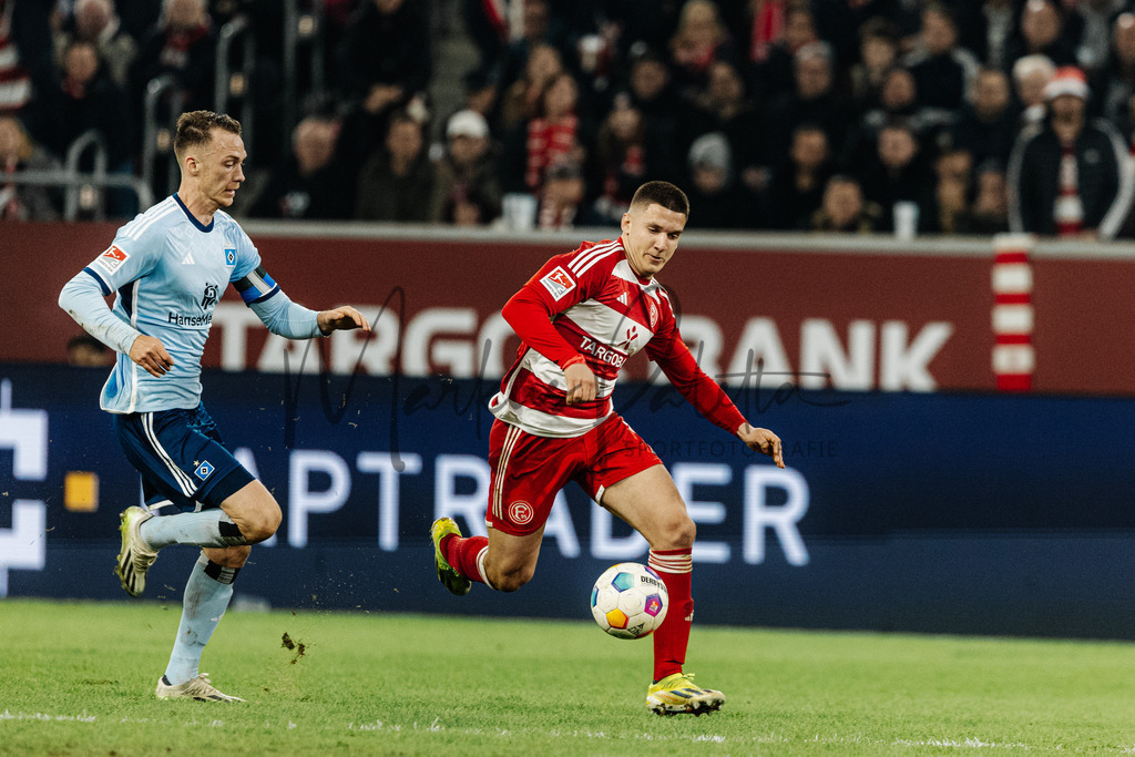 2. Bundesliga, Saison 2023/24, 25. Spieltag: Fortuna Düsseldorf - Hamburger SV | Düsseldorf, 08.03.2024: 2. Bundesliga, 25. Spieltag, Fortuna Düsseldorf gegen Hamburger SV in der Merkur Spiel-Arena in Düsseldorf. Foto: sportfotografie.ms | Markus Paletta - Realisiert mit Pictrs.com