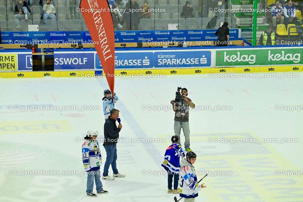EC IDM WÄRMEPUMPEN VSV vs. Vienna Capitals | Generali Pausenspiel, Hallensprecher EC VSV Gerhard Oberrauner , EC IDM WÄRMEPUMPEN VSV vs. Vienna Capitals, EC IDM WÄRMEPUMPEN VSV vs. Vienna Capitals am 16.11.2025 in Villach (Stadthalle Villach), Austria, (Photo by Bernd Stefan)