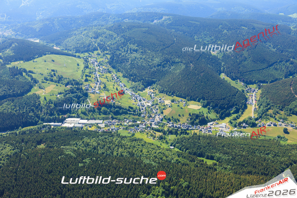 Luftbild von Haselbach Oberland-am-rennsteig - Luftaufnahme wurde 2015 von https://frankenair.de mittels Flugzeug (keine Drohne) erstellt - die Geschenkidee