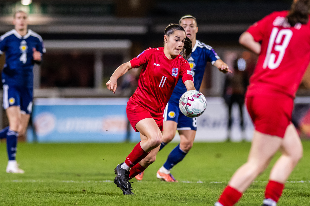 Luxembourg v Scotland | UEFA Women's European Qualifiers, League B4, matchday 1: Luxembourg v Scotland - Realisiert mit Pictrs.com