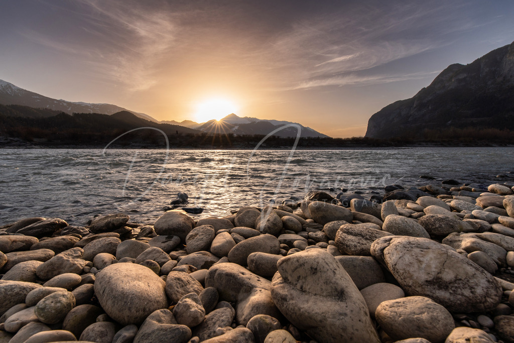 Sonnenuntergang | Sonnenuntergang am Inn