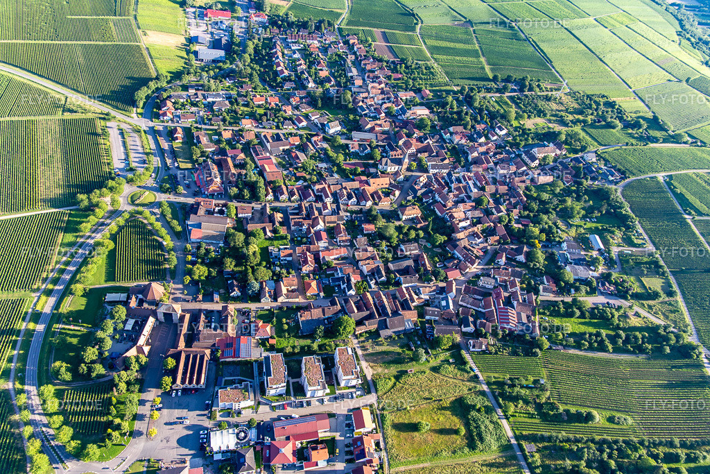 Ortsansicht | Luftbild: Ortsansicht im Ortsteil Schweigen in Schweigen-Rechtenbach im Bundesland Rheinland-Pfalz in Deutschland. Foto: IMG_142316.jpg vom 08.07.2024 durch Werner Riehm/FLY-FOTO.de - Realisiert mit Pictrs.com