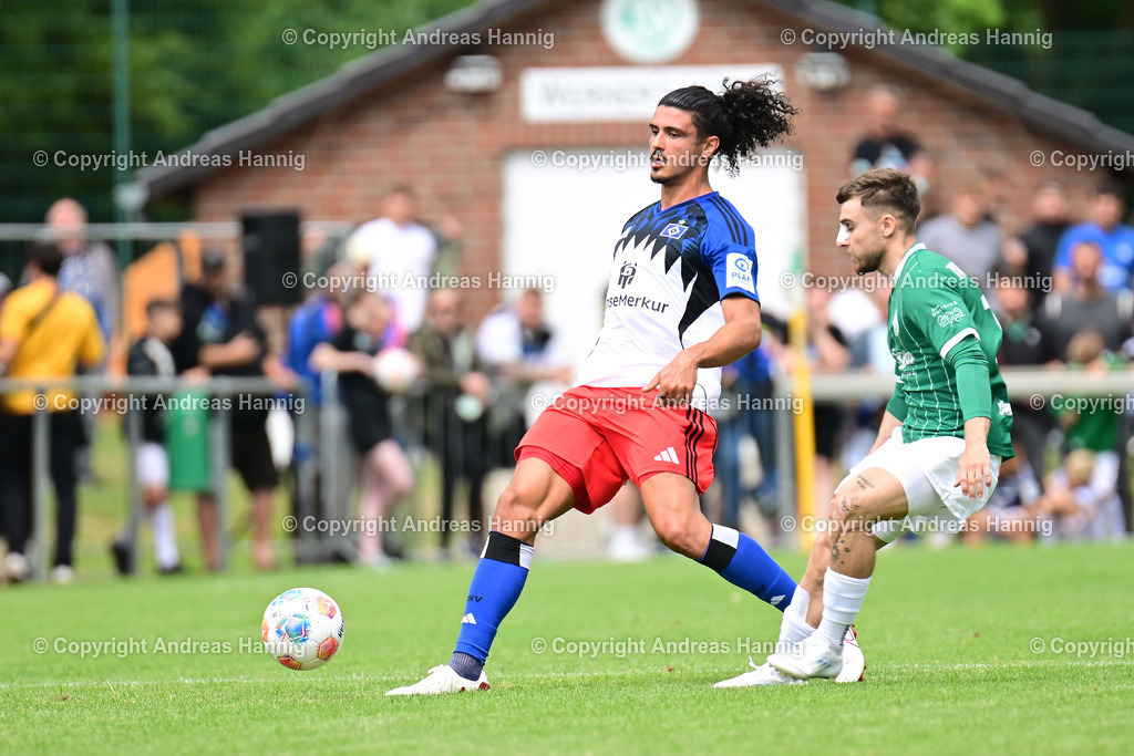 Fußball I Herren I Testspiel  I TSV Elstorf - Hamburger SV I 5.7.2025 | a-hannig - Realisiert mit Pictrs.com