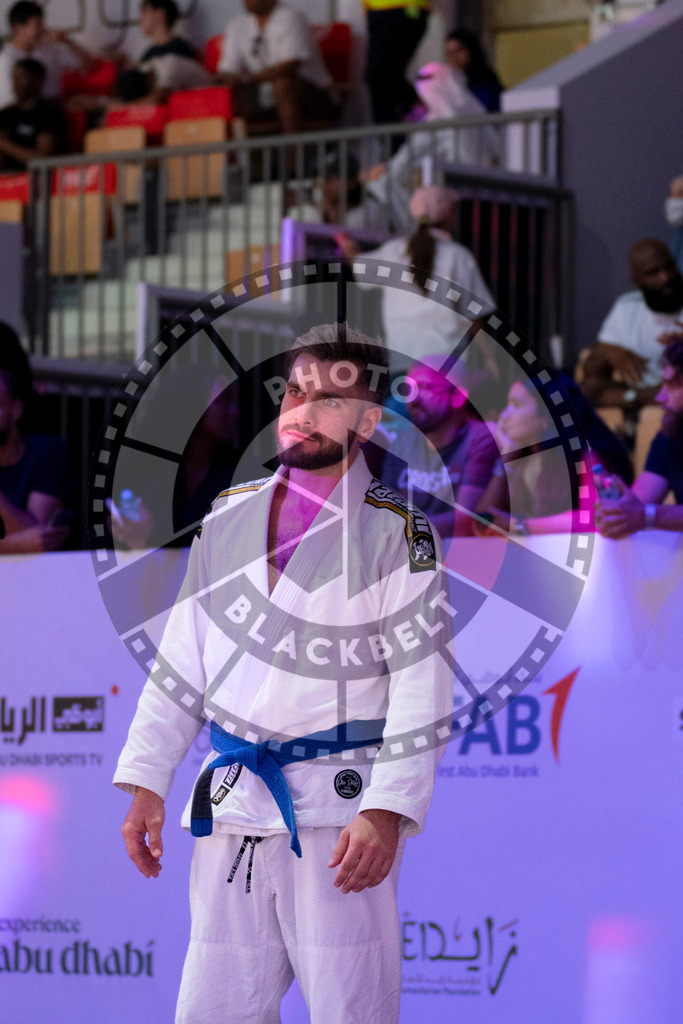 20231106PBB1124 | Fighters compete during the AJP World Master Championship in the Mubadala Arena in Abu Dhabi, Arab United Emirates, on November 6, 2023.