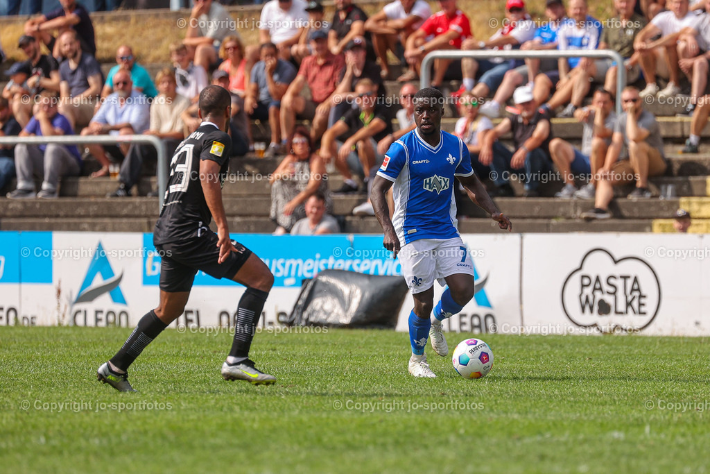 Giessen_Darmstadt (219) | 16.07.2023; Testspiel; Waldstadion Gießen; FC Gießen - SV Darmstadt 98; Ergebnis: 2:0 (0:0)