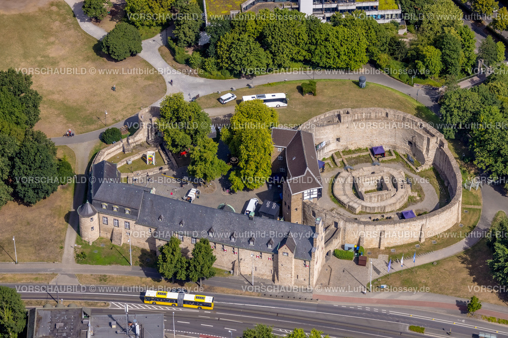 Muelheim220802387 | Luftbild, Schloss Broich, Broich - Ost, Mülheim an der Ruhr, Ruhrgebiet, Nordrhein-Westfalen, Deutschland